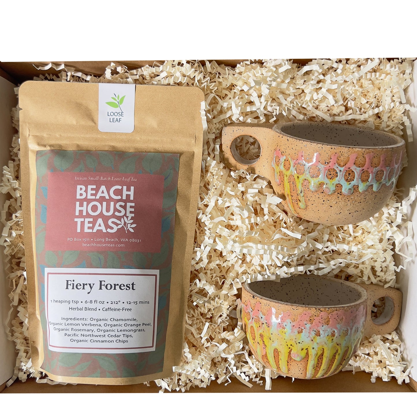 Artisanal Tea for Two Gift Set  - Fiery Forest